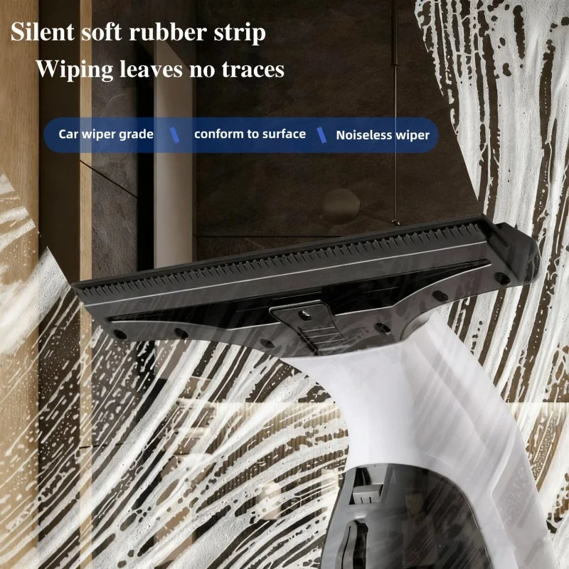 Home Cleaning Electric Window Cleaner Glass Window Cleaning Tool Car Glass Wiper Rechargeable Home Cleaning Tool with Handle